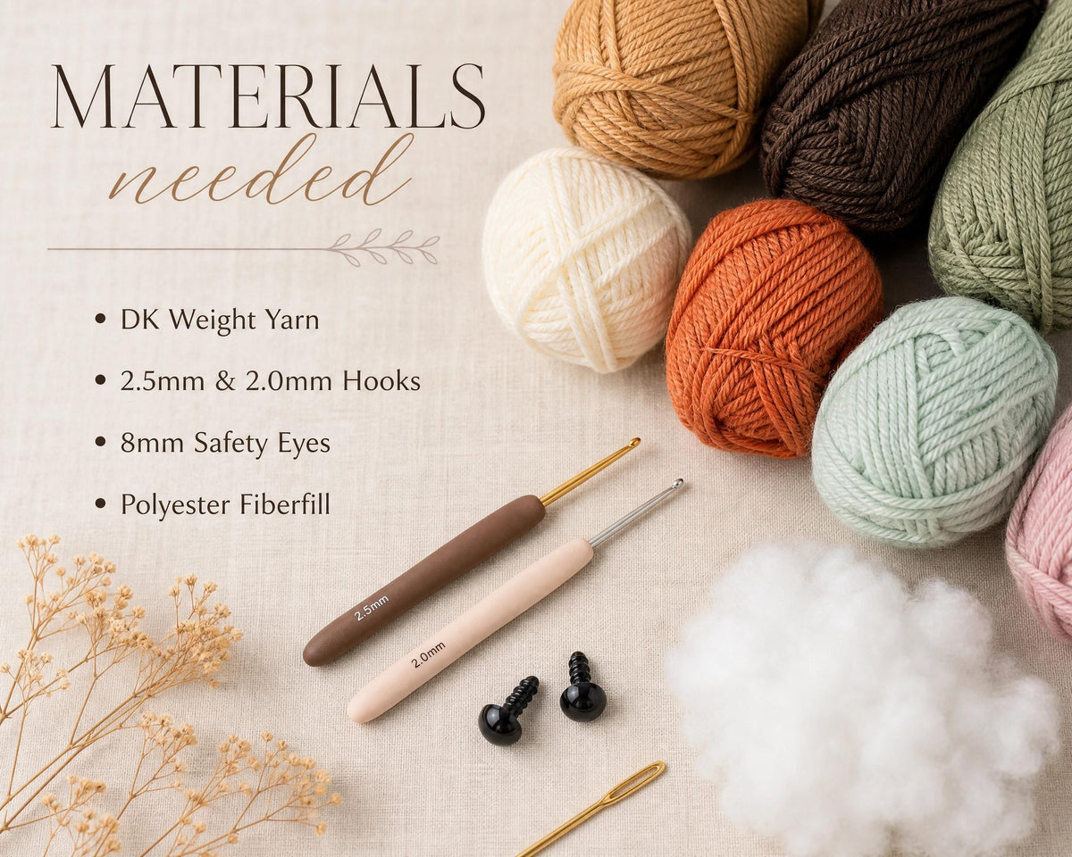 Capybara Crochet Pattern Bundle | Amigurumi Animal PDF, Kawaii Plushie DIY, Mix & Match Accessories