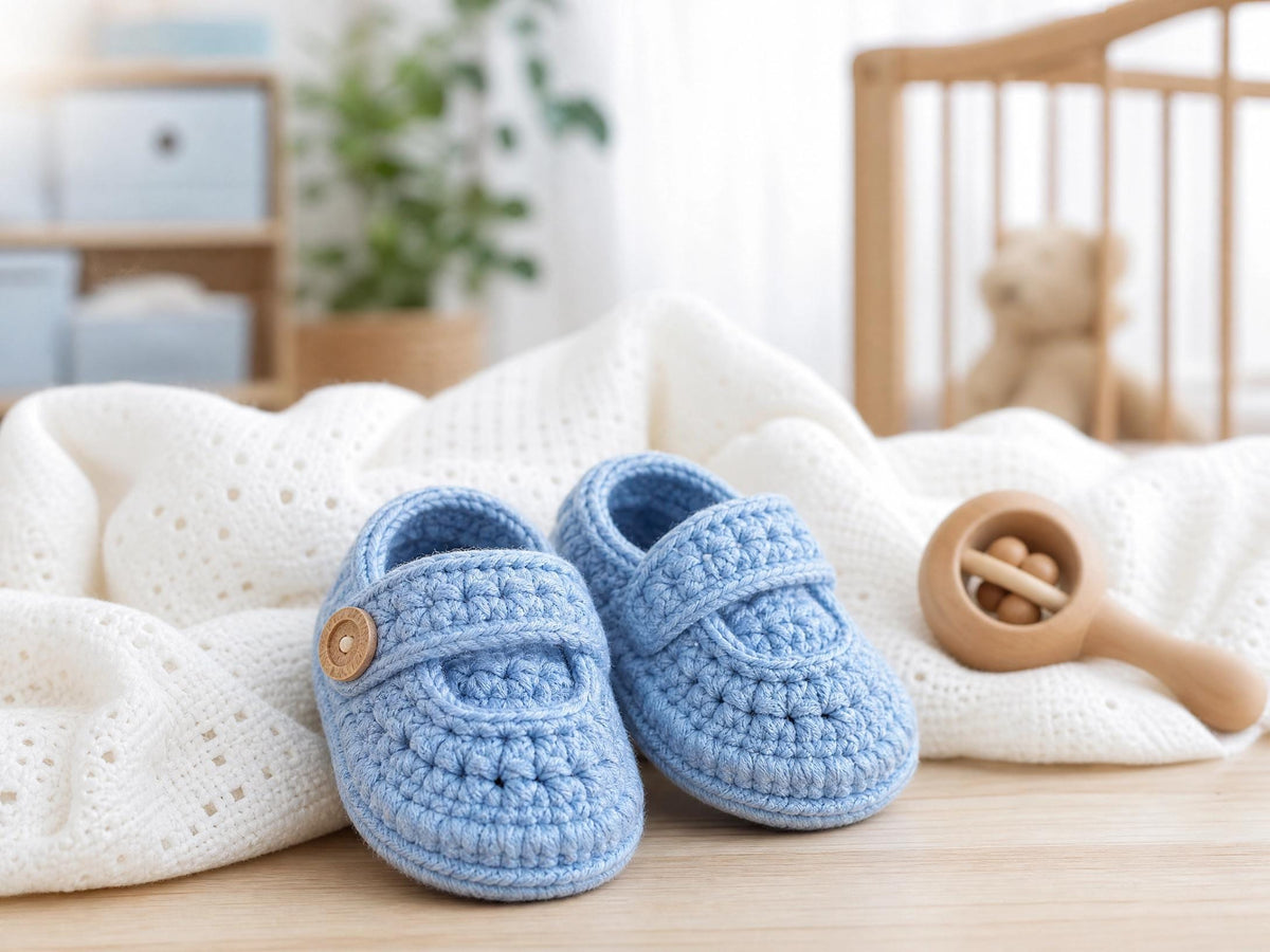 Little Bloom Baby Clogs Crochet Pattern | Beginner Crocs-Style Shoes (PDF Download) + VIDEO