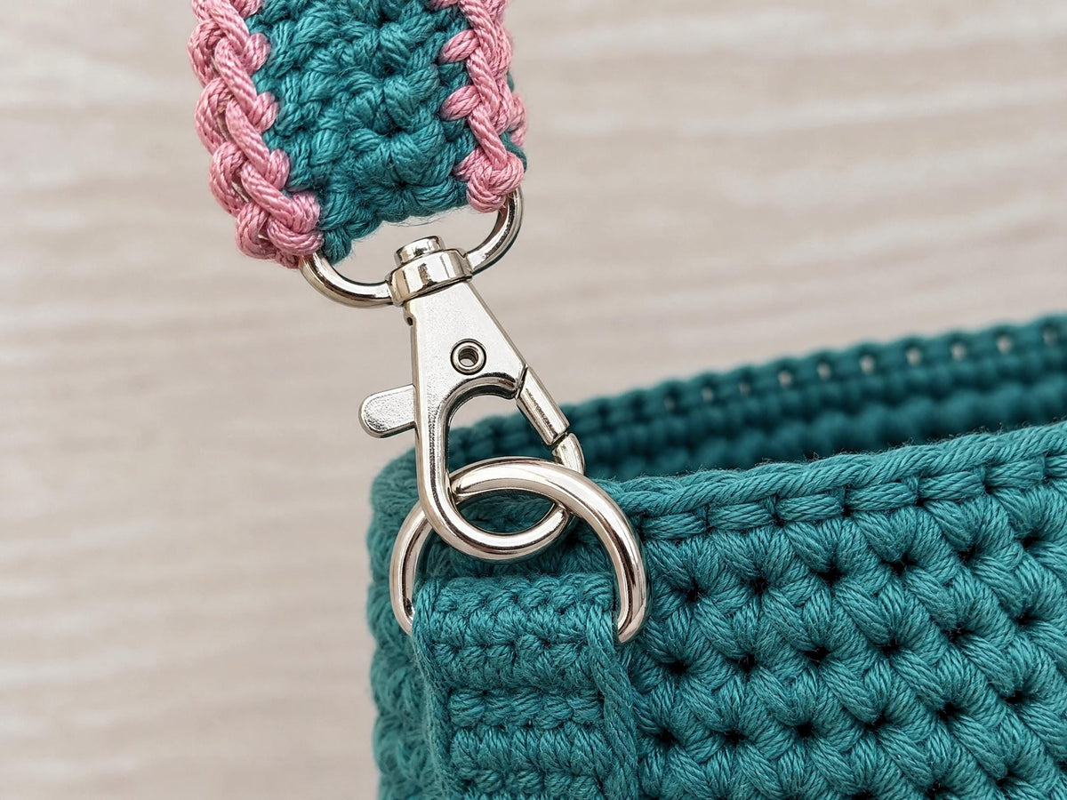 Vibrant Water Bottle Sling Crochet Pattern | Beginner Friendly V-Stitch Carrier (PDF Download)