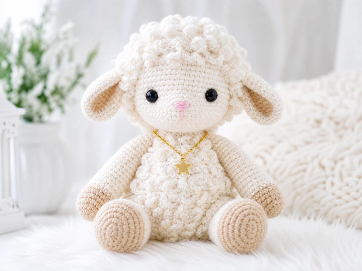 Amigurumi Lamb Crochet Pattern | Beginner-Friendly PDF | Easy Stuffed Animal Toy | Instant Download