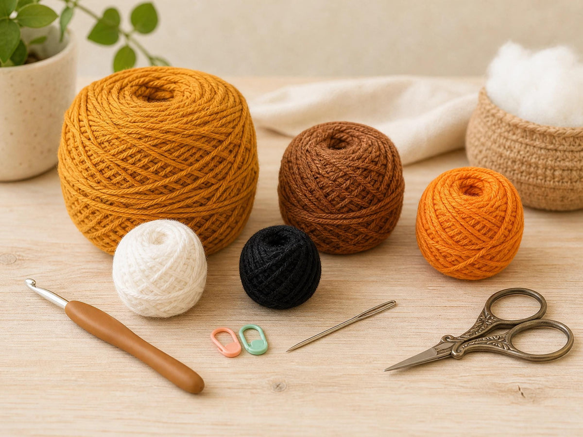 Capybara Amigurumi Pattern: Beginner Crochet PDF with Orange-Slice Hat