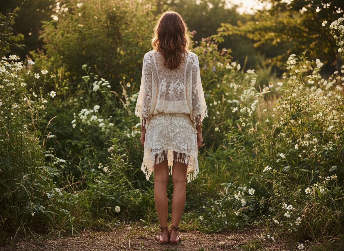 Boho Mesh Mini Skirt Crochet Pattern - Beginner Friendly, 5 Sizes, Instant Download