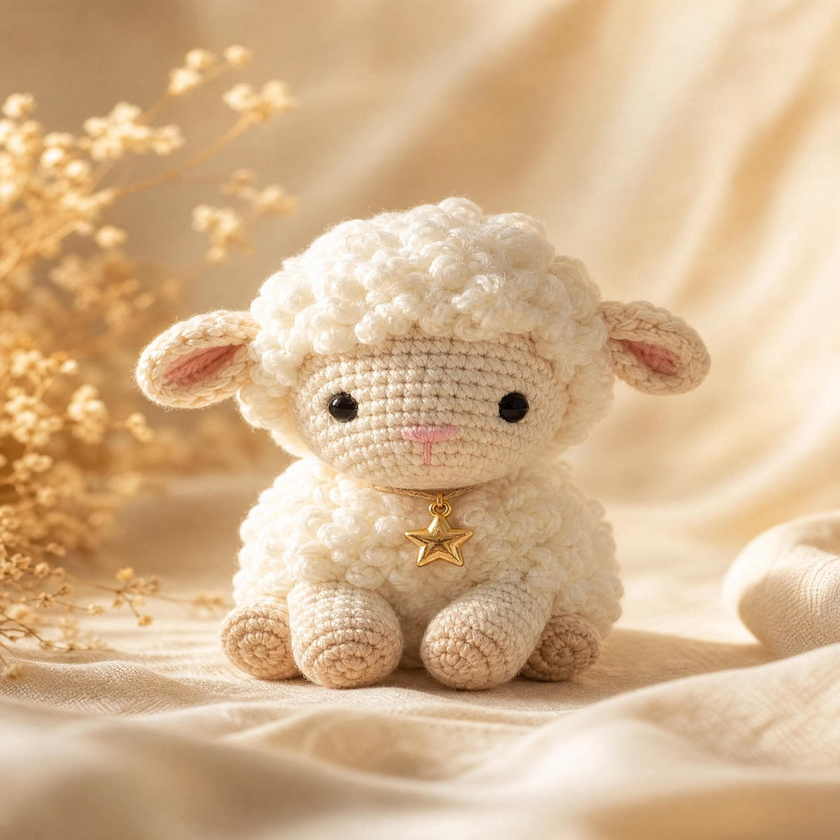 Amigurumi Lamb Crochet Pattern | Beginner-Friendly PDF | Easy Stuffed Animal Toy | Instant Download