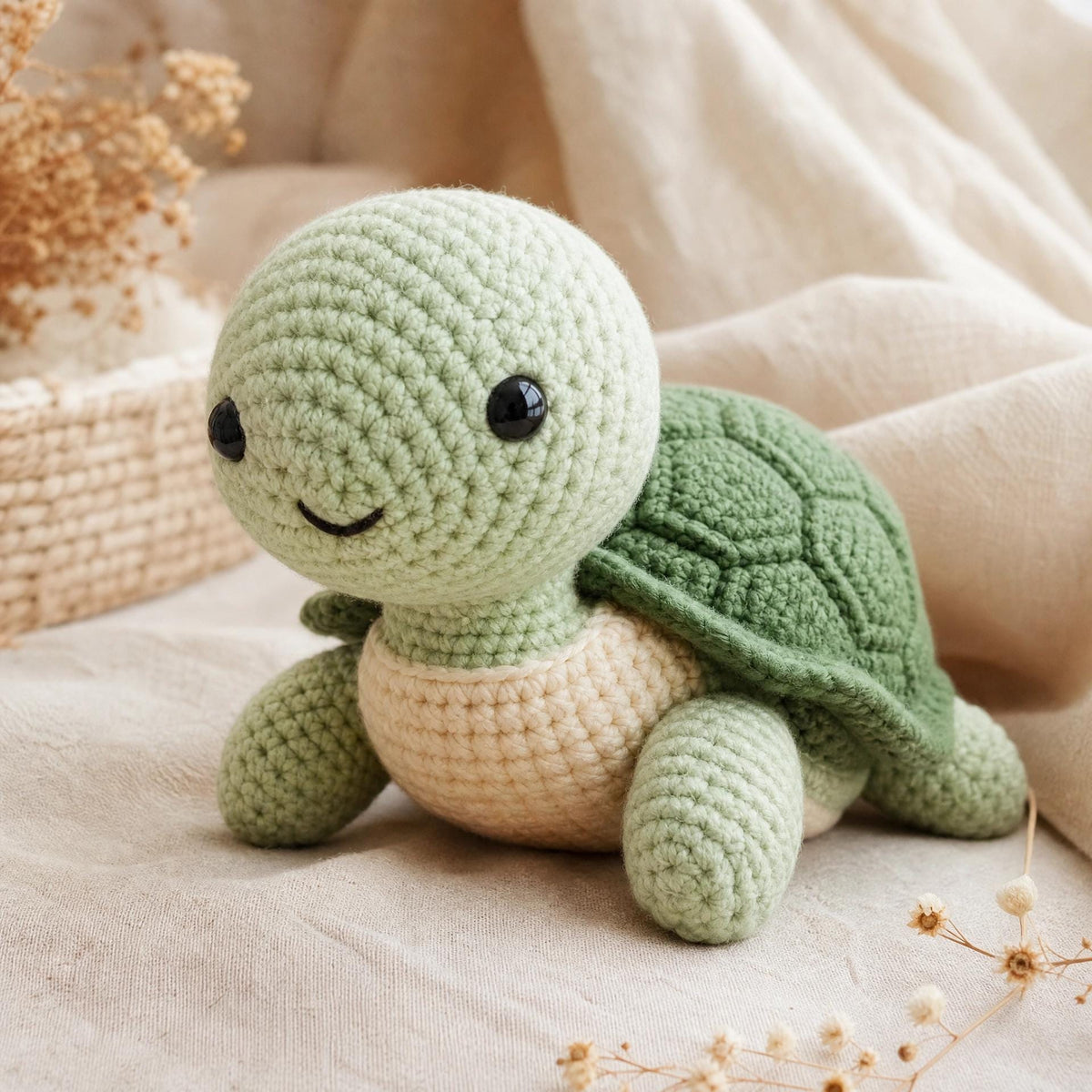 Timmy the Turtle Amigurumi Crochet Pattern - Beginner-Friendly Stuffed Animal (PDF)