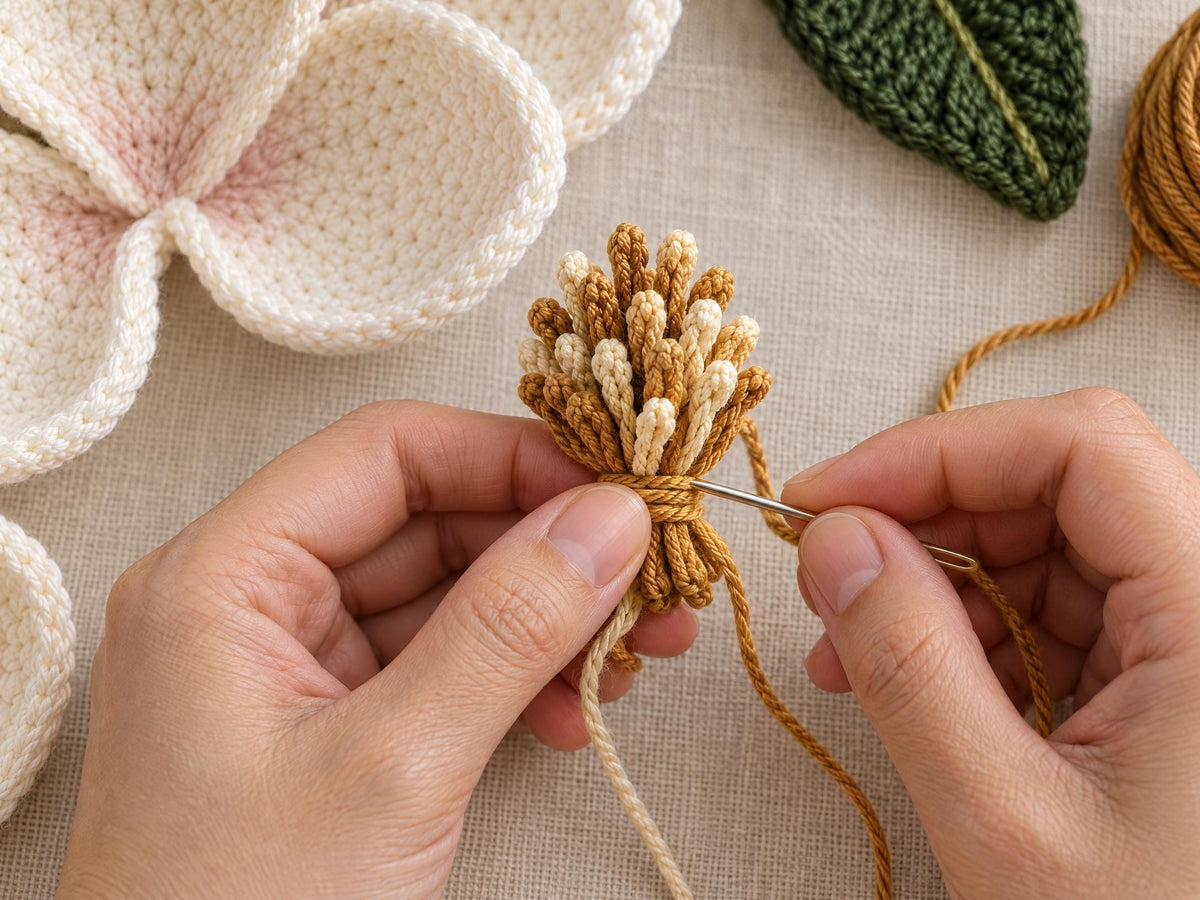 Crochet Flower Pattern: Beginner Magnolia PDF Guide (Digital Download)