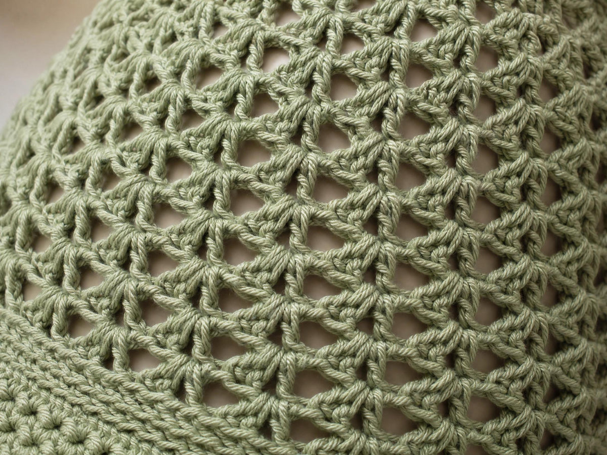 Crochet Sun Hat Pattern | Boho Wide Brim Beach Hat, Beginner DIY (PDF Download)