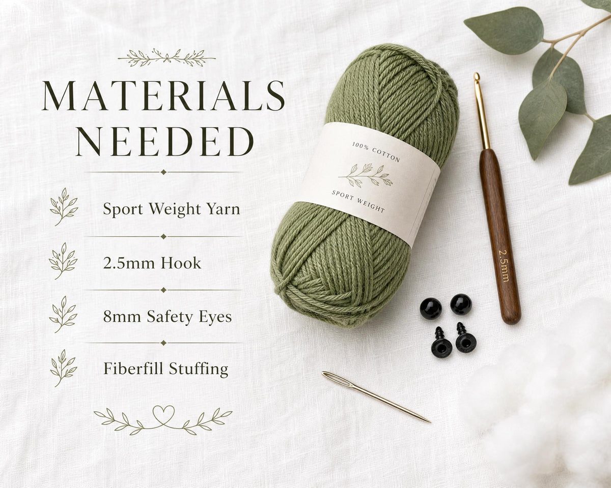 Lizard Amigurumi Crochet Pattern | Intermediate Reptile Toy (PDF Download)