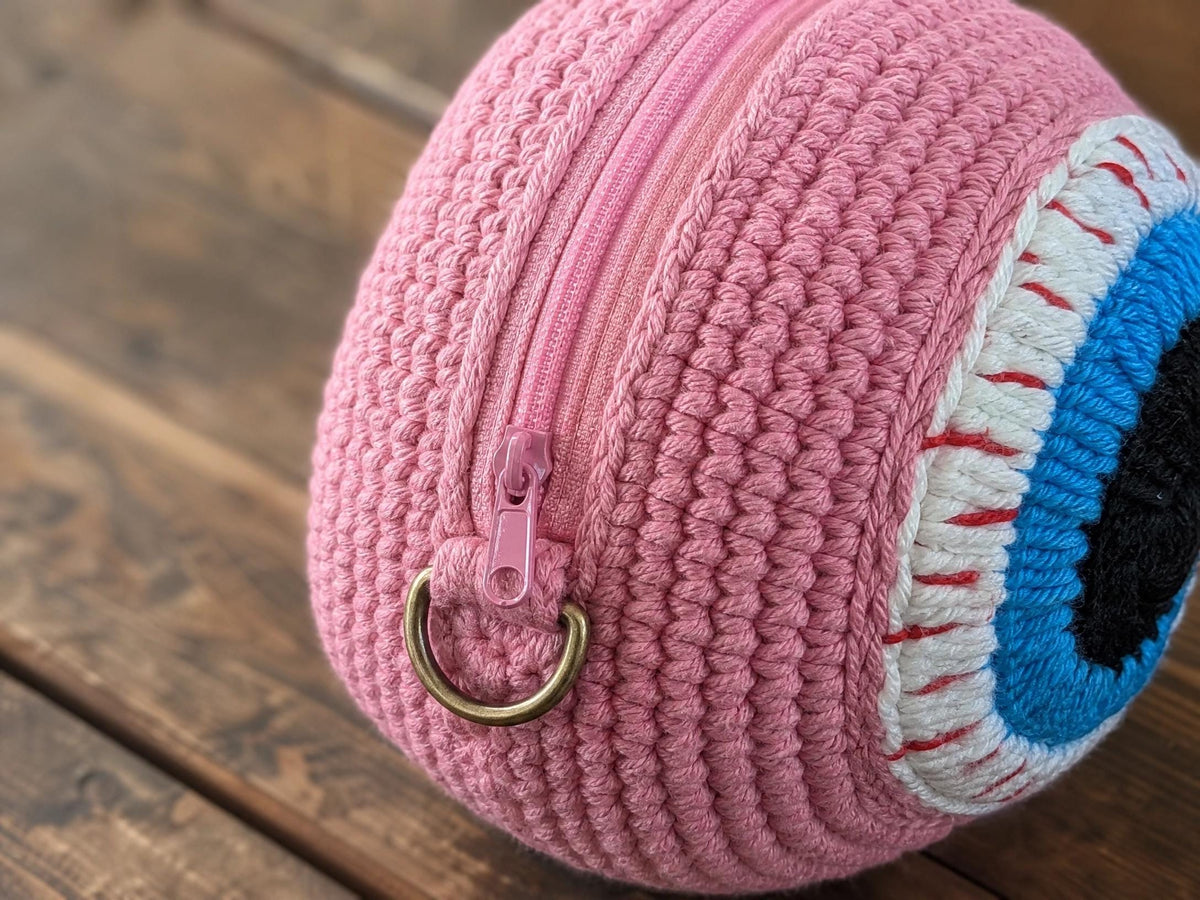 Eyeball Crossbody Bag Crochet Pattern | Beginner-Friendly Amigurumi Style | Spooky Halloween Accessory PDF
