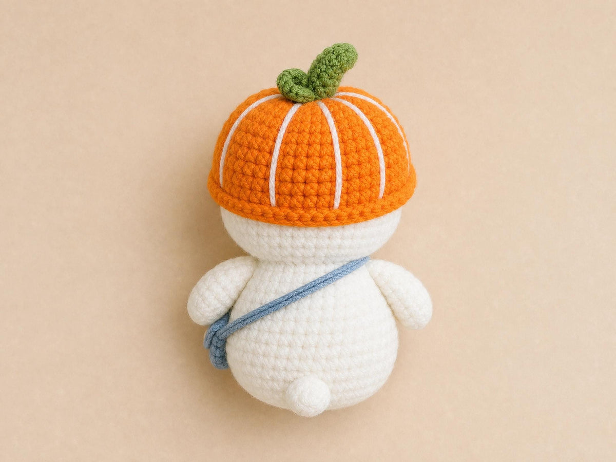 Crochet Duck Pattern | Amigurumi Pumpkin Hat, Crossbody Bag (PDF Download)