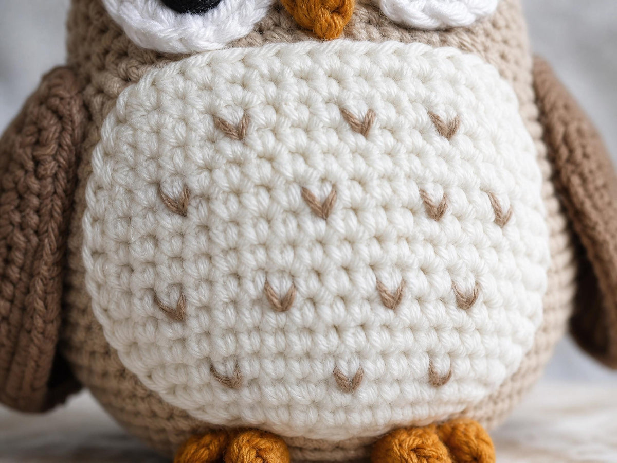 Oliver Owl Amigurumi Crochet Pattern | Woodland Nursery Stuffed Animal (PDF Download)
