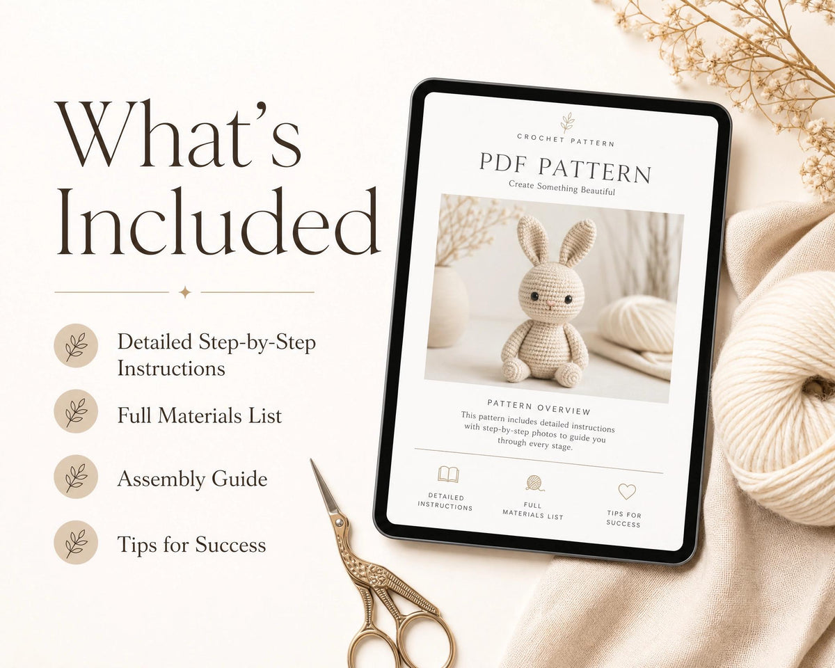 Miniature Knitted Sheep Pattern PDF - Instant Download Amigurumi Lamb Knitting Pattern for Decor & Gifts