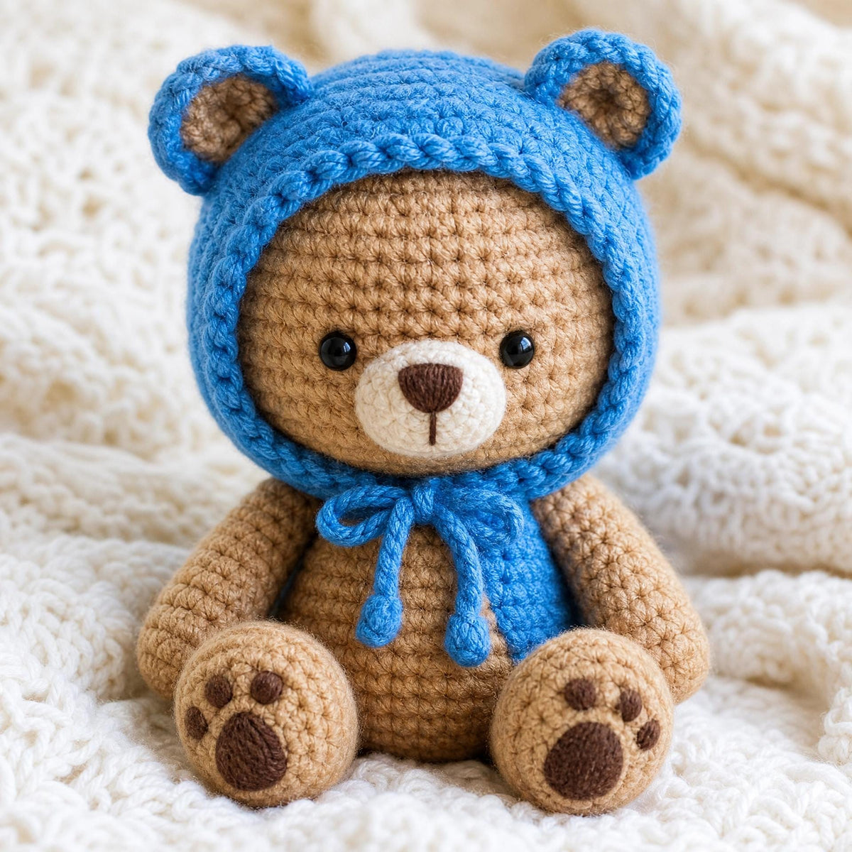 Crochet Bear Pattern | Amigurumi Teddy Bear Tutorial (PDF Download)