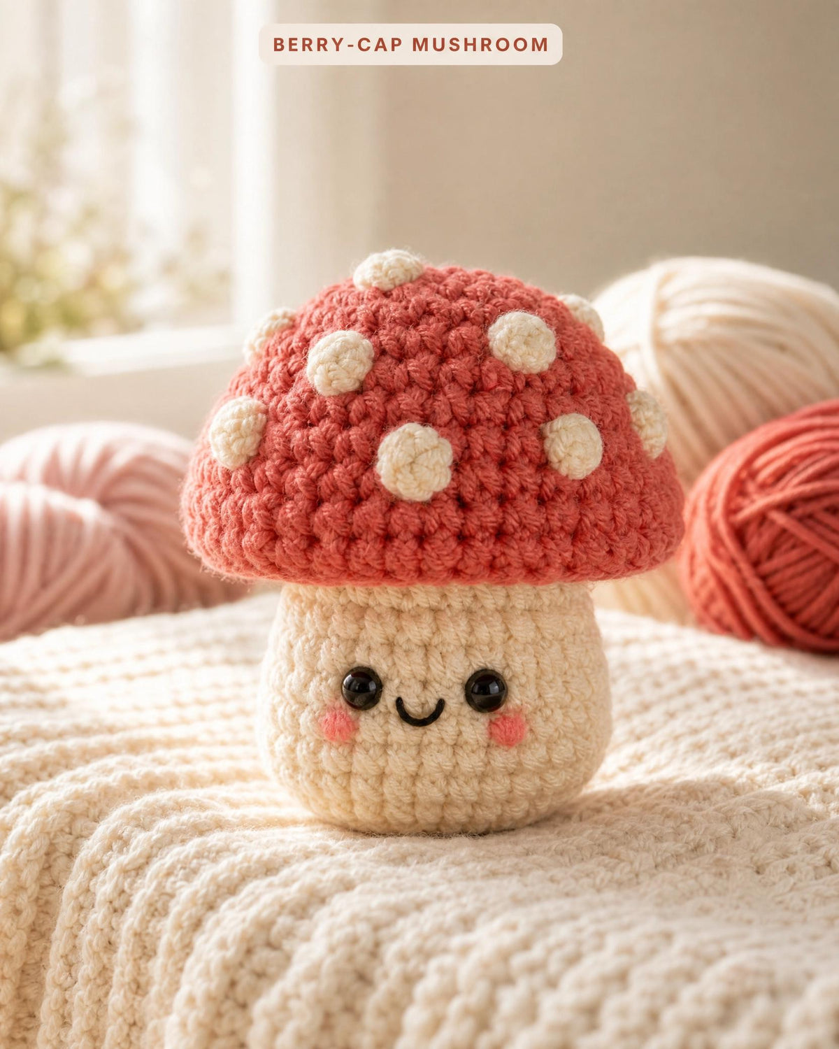Beginner Crochet Plush Trio Pattern, Mushroom Cactus Turtle Amigurumi (PDF Download)