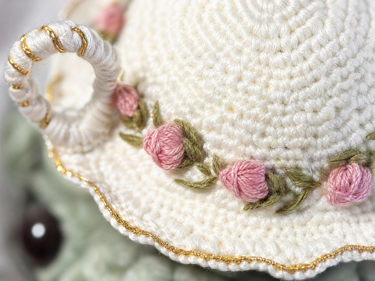 Teacup Turtle Crochet Pattern – Amigurumi Tea Party Toy (PDF Download)