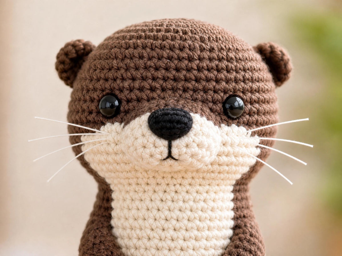 Crochet Otter Amigurumi Pattern | Seamless Color Change | Stuffed Animal Toy PDF | Intermediate Amigurumi Design