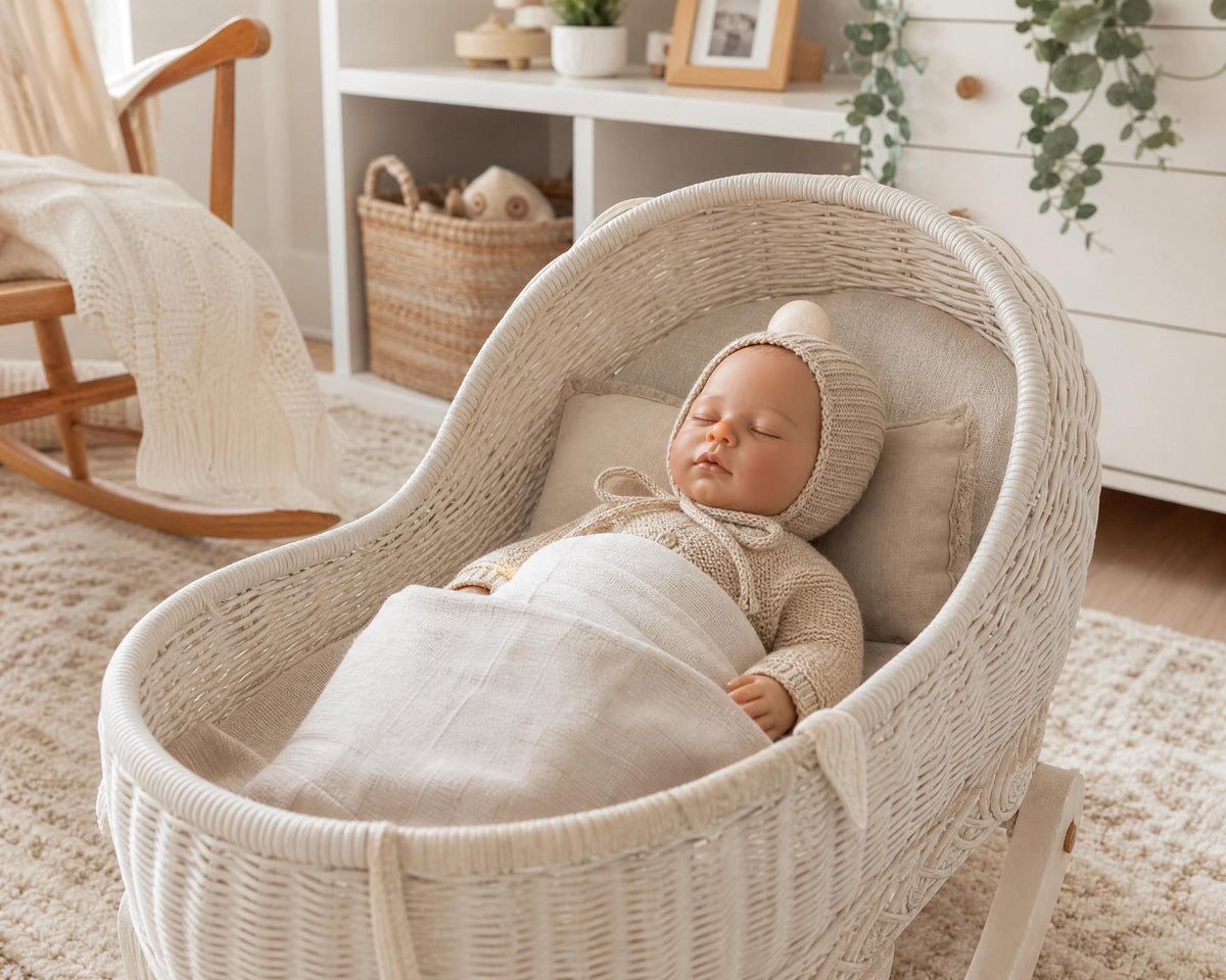 Amigurumi Baby Doll Crochet Pattern, Sleeping Doll, Removable Outfit, Bunny Lovey (DOCX Download)