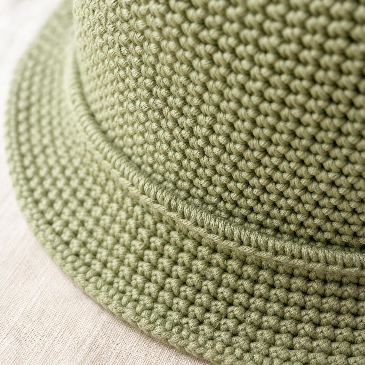Sage Panama Fedora Crochet Hat Pattern, Structured Wide Brim Sun Hat (PDF Download)