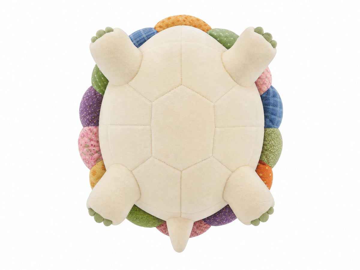 Quilted Patchwork Turtle Crochet Pattern – Amigurumi Plushie Toy (PDF Download)