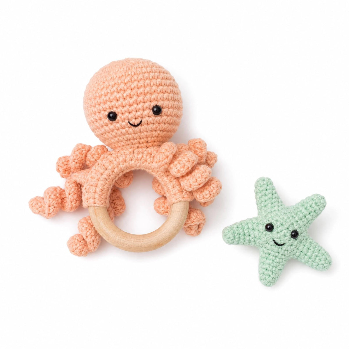 Crochet Octopus Teether Pattern