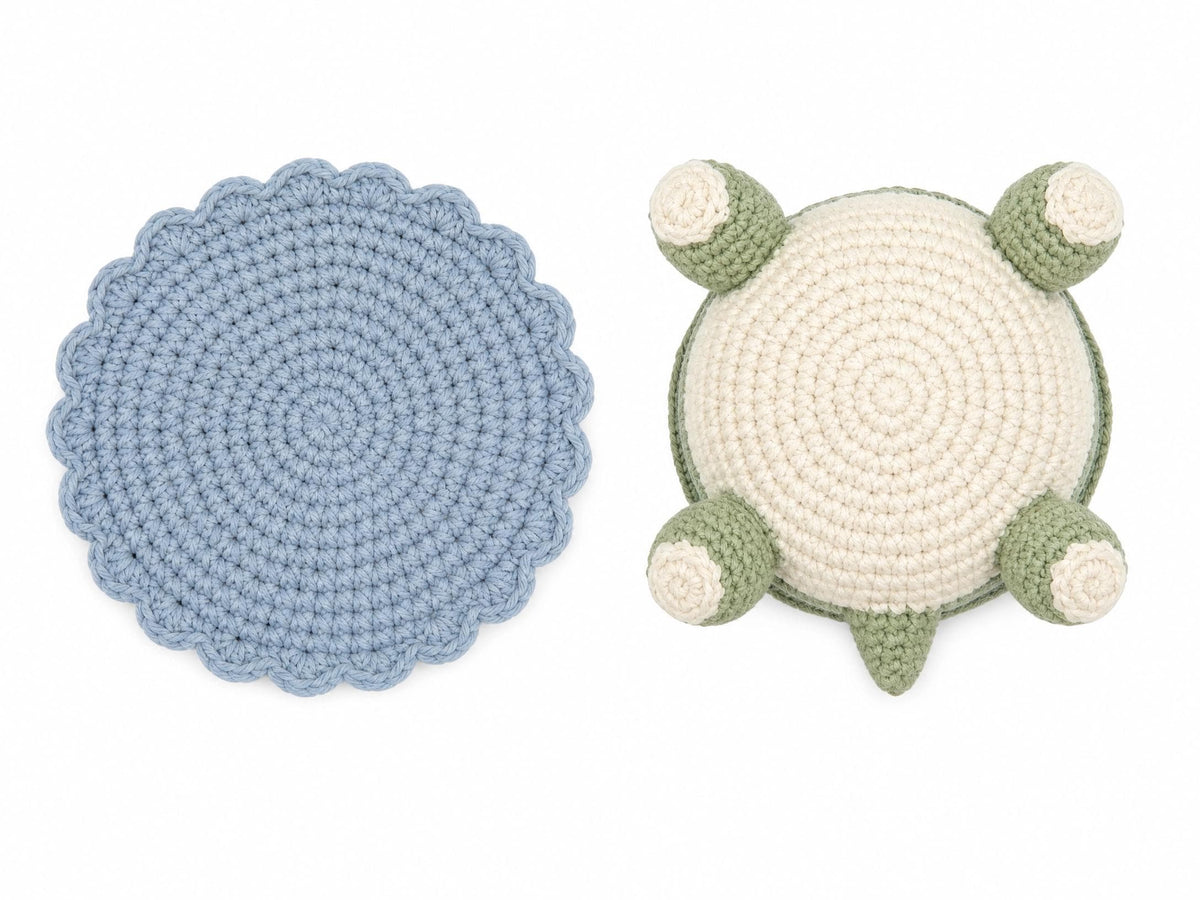Teacup Turtle Crochet Pattern – Amigurumi Tea Party Toy (PDF Download)