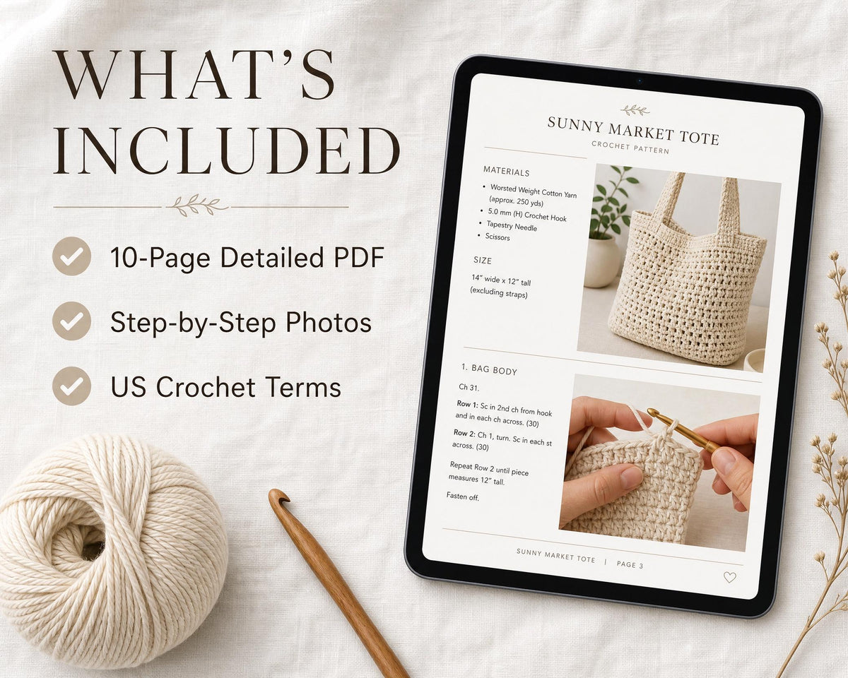 Crochet Plant Hanger Pattern, Macrame Style Boho Decor (PDF Download)