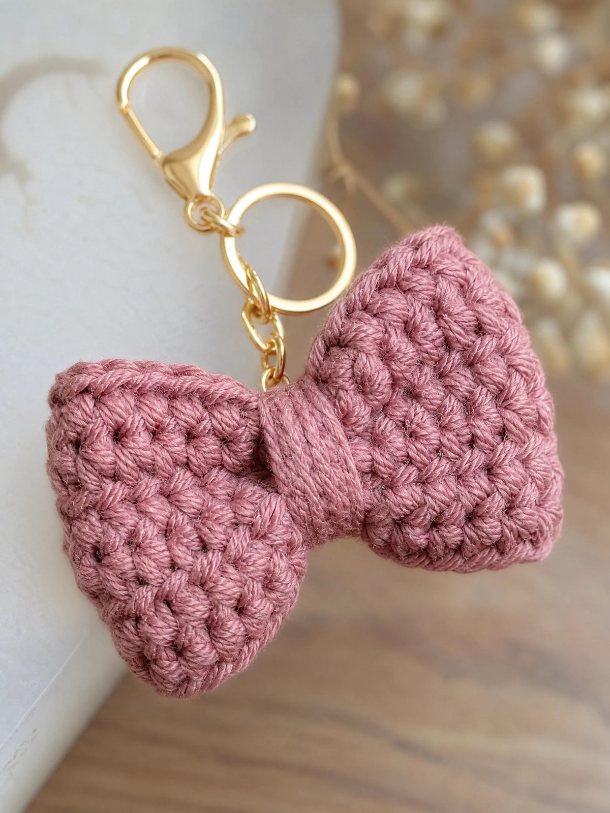 Crochet Bow Keychain Pattern | Beginner Friendly Accessory (PDF Digital Download)