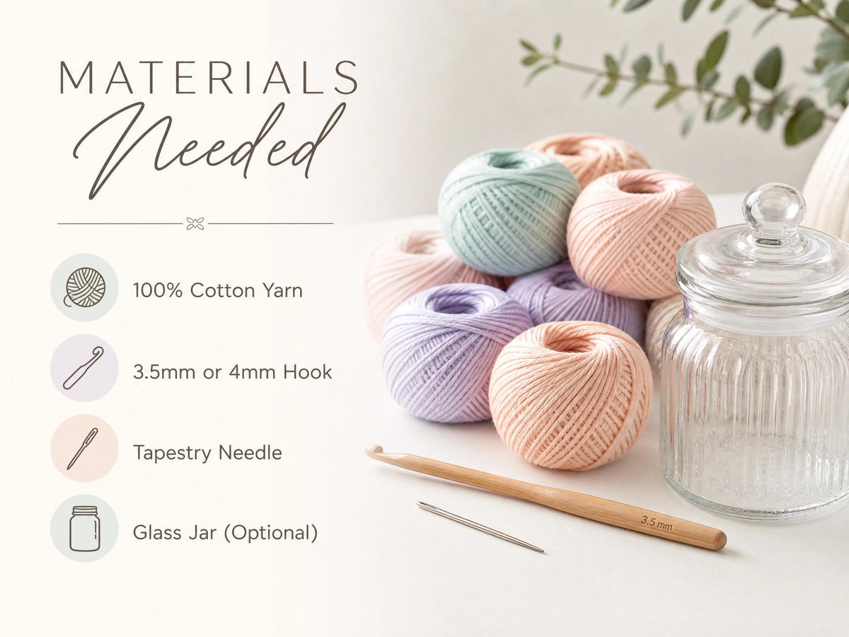 Eco-Friendly Crochet Face Scrubbies Pattern - Reusable Cotton Pads - Beginner PDF - Instant Download