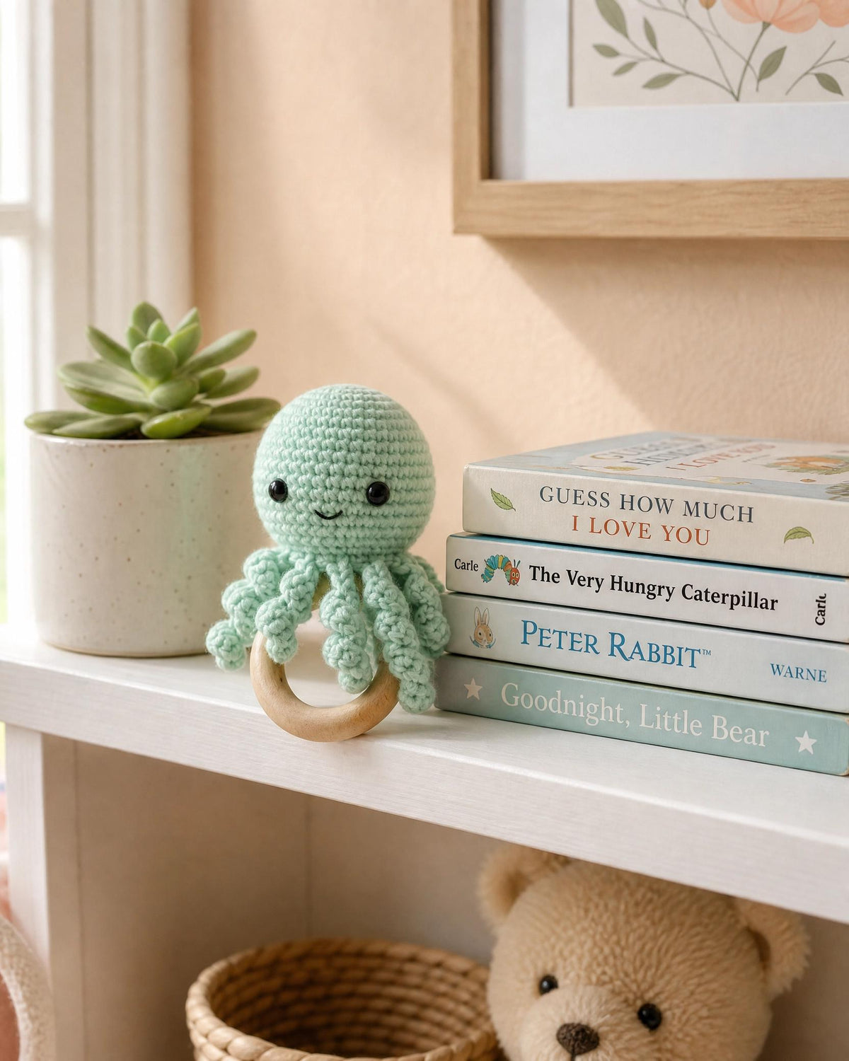 Crochet Octopus Teether Pattern