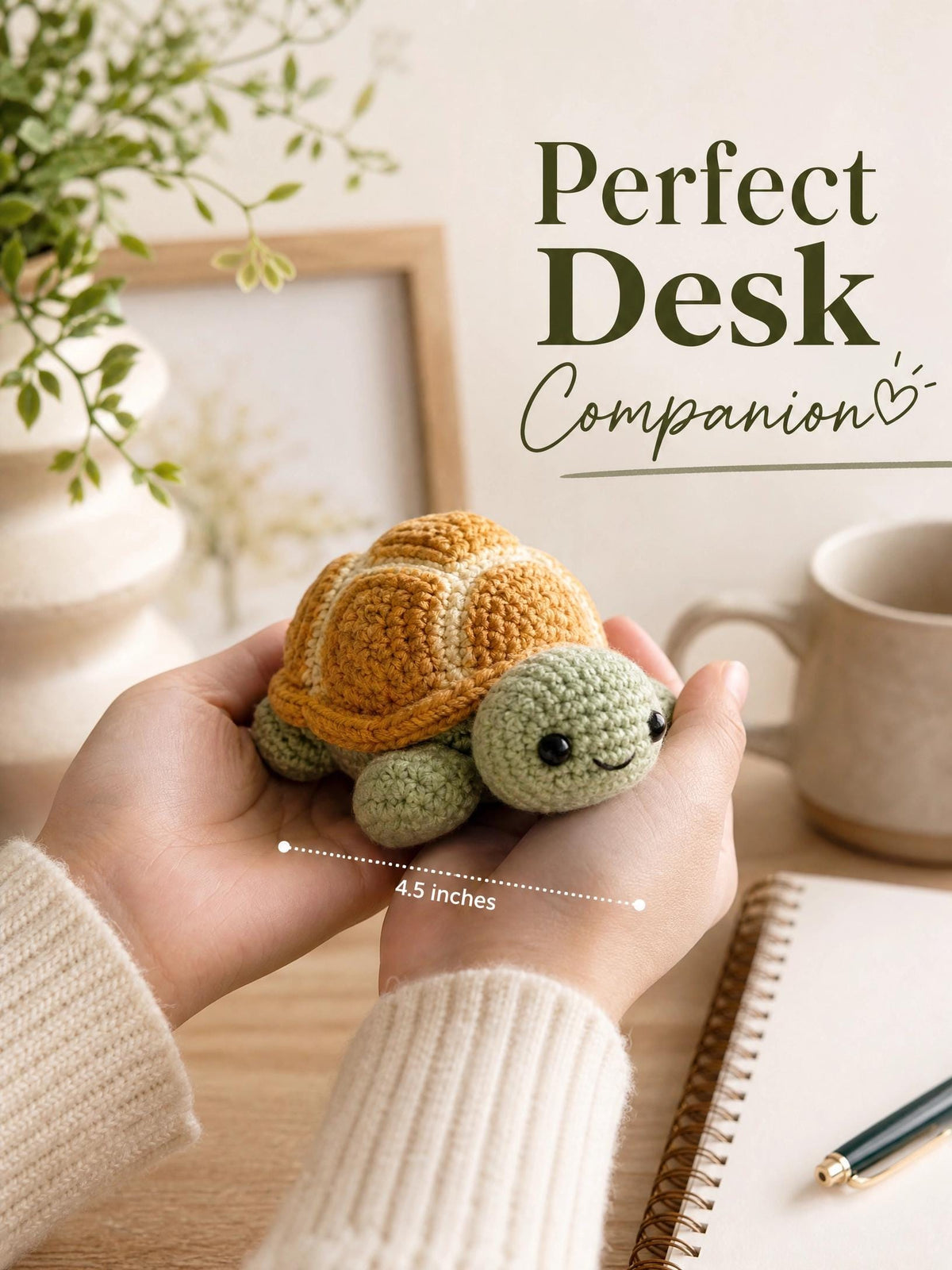 Sourdough Turtle Amigurumi Crochet Pattern, Kawaii Bread Loaf Shellfie (PDF Download)