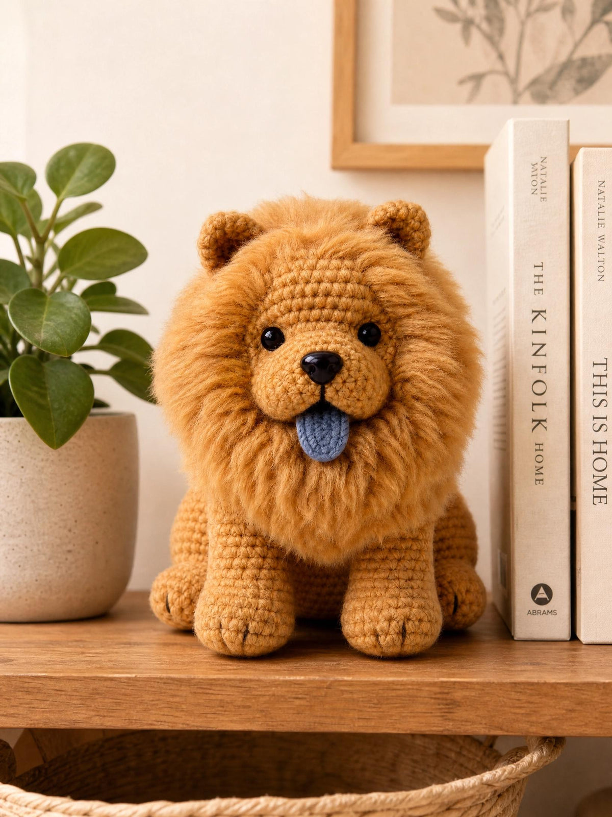 Chow Chow Amigurumi Crochet Pattern | Fluffy Dog Plushie Tutorial (PDF Download)