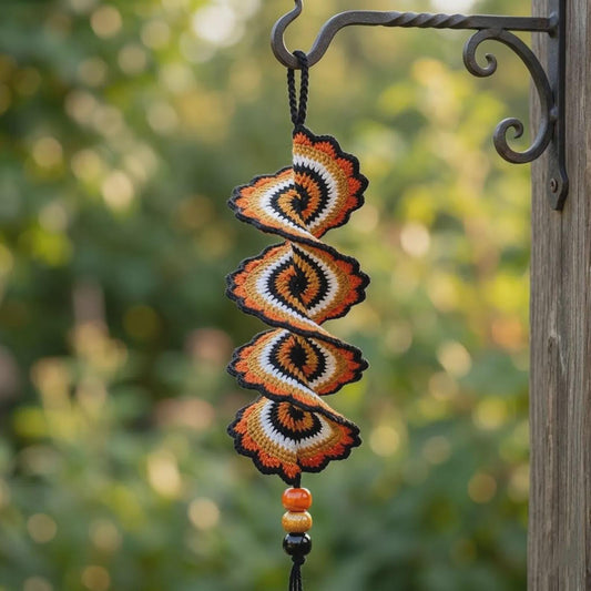 Crochet Spiral Eye Wall Hanging | Boho Evil Eye Decor (PDF Pattern)