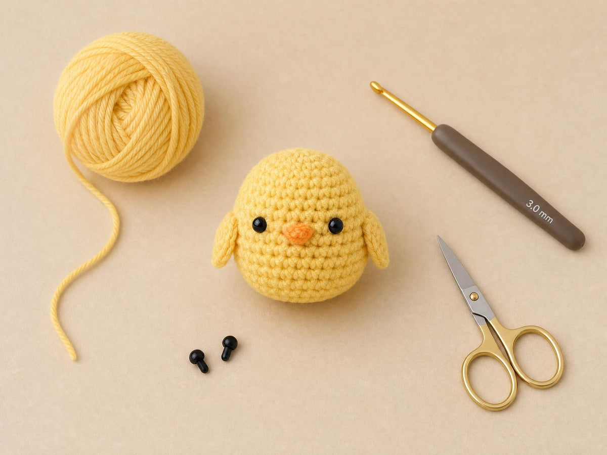 Beginner Bird Crochet Pattern | Easy Amigurumi Stuffed Animal PDF