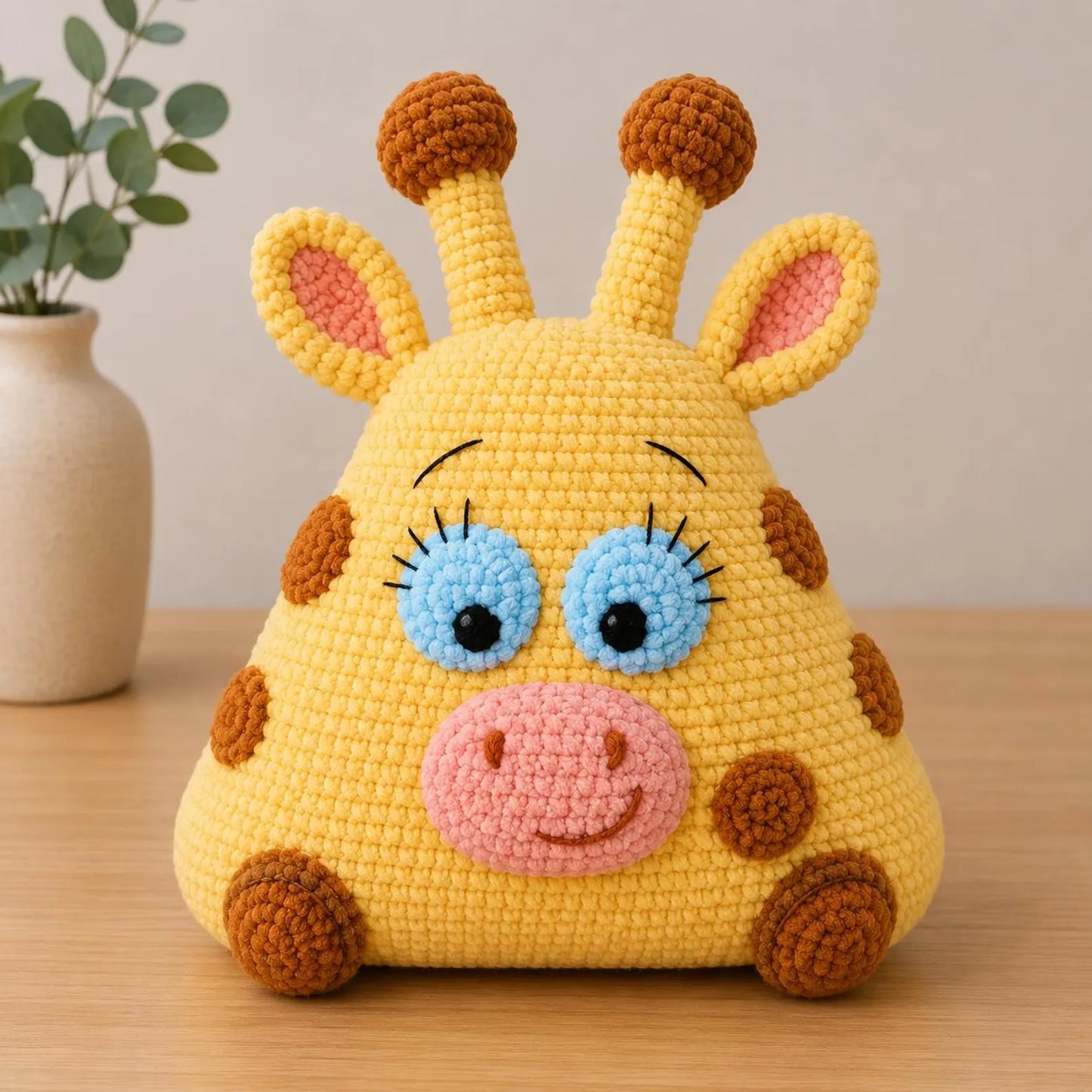 Cute Giraffe Crochet Pattern PDF, Amigurumi Plush Tutorial, Digital Download, Kawaii Animal Toy Pattern, Beginner Friendly