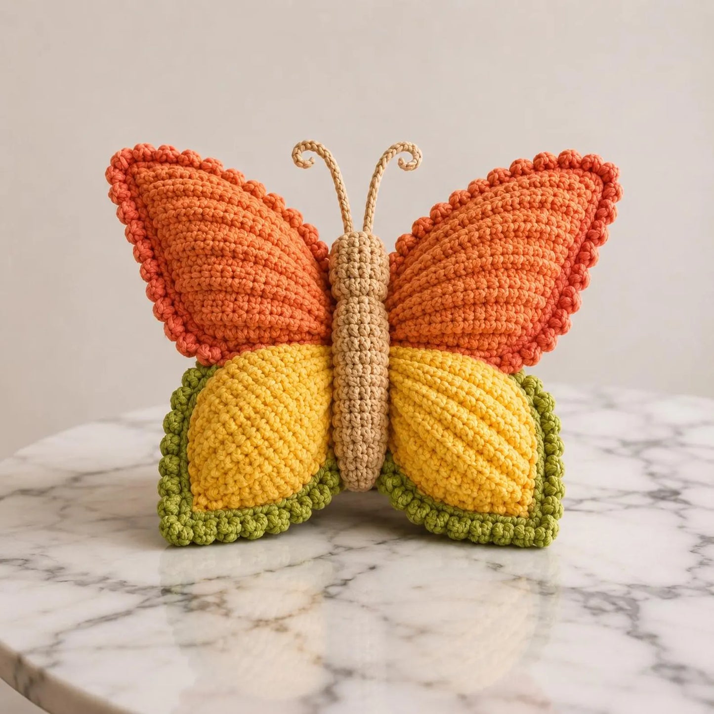 Crochet Butterfly Pillow Pattern PDF, Amigurumi Butterfly Tutorial, Plush Butterfly Crochet Pattern, Digital Download, DIY Nursery Decor