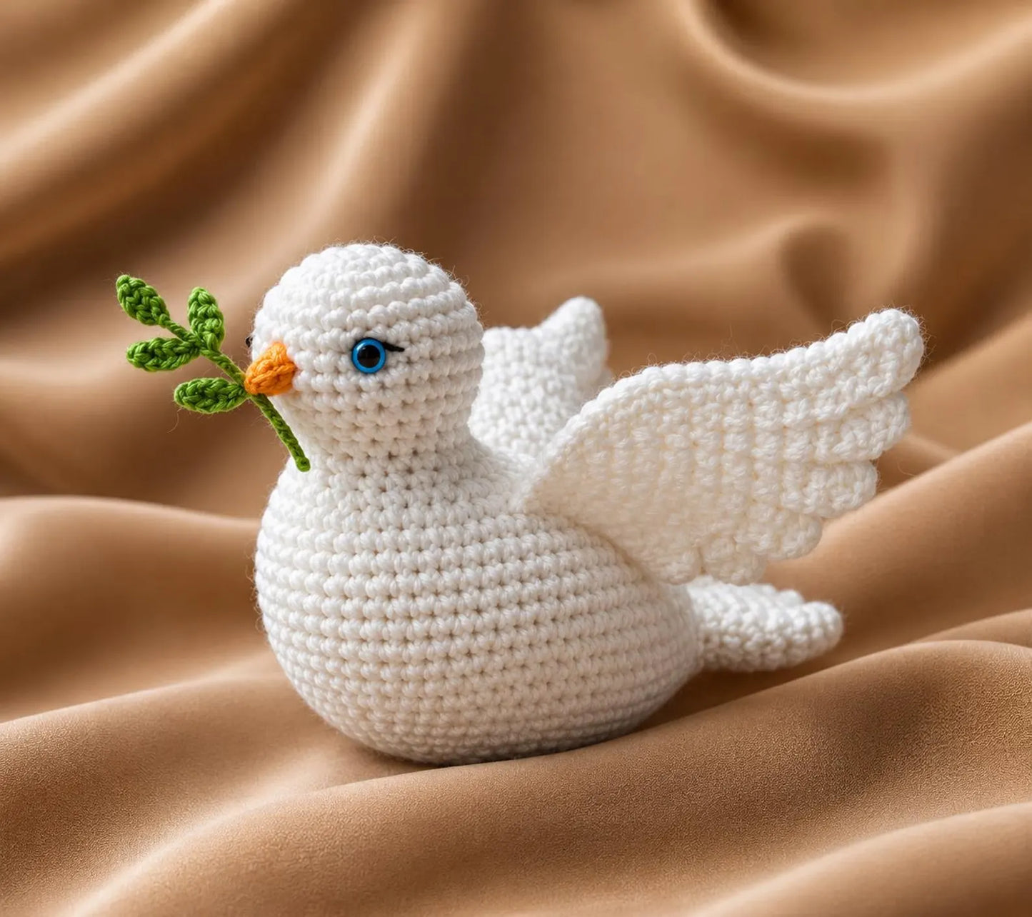 White Dove Crochet Pattern PDF, Peace Dove Amigurumi Tutorial, Bird Crochet Pattern, Beginner Friendly Plush Bird, Crochet Parrot Bird Pdf