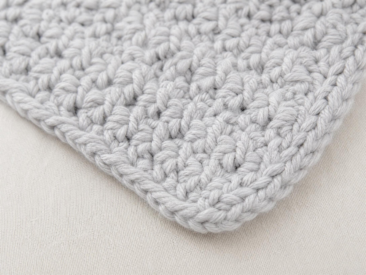 Chunky Moss Stitch Stroller Blanket Crochet Pattern | Beginner Toddler PDF