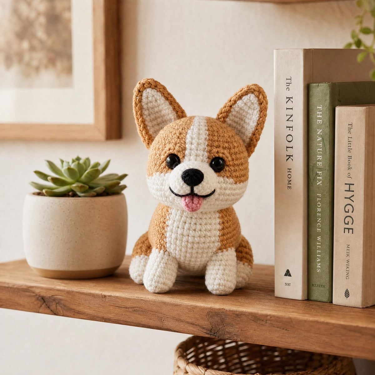 Beginner Friendly Corgi Amigurumi Crochet Pattern, Dog Tutorial (PDF Download)