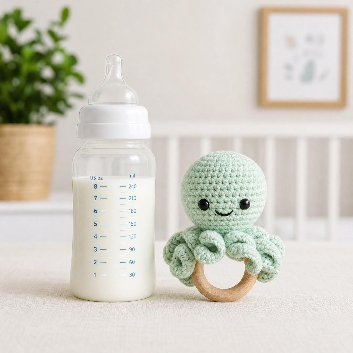 Crochet Octopus Teether Pattern