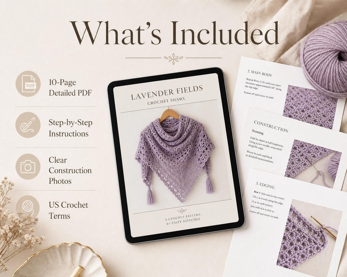 Lavender Crochet Rope Basket Pattern | Sturdy Nursery Storage (PDF Download)