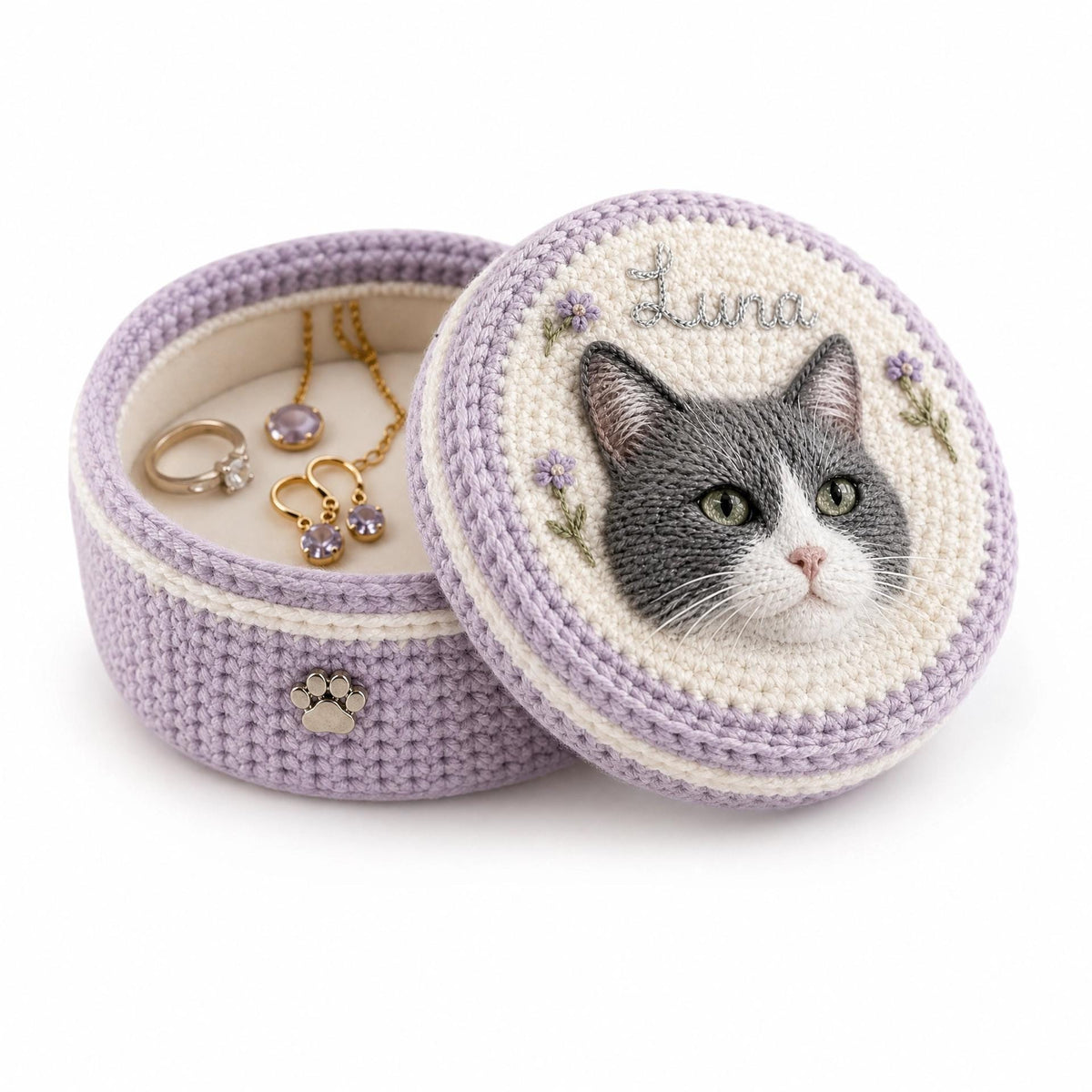The Keepsake Cat Box Crochet Pattern PDF instant download