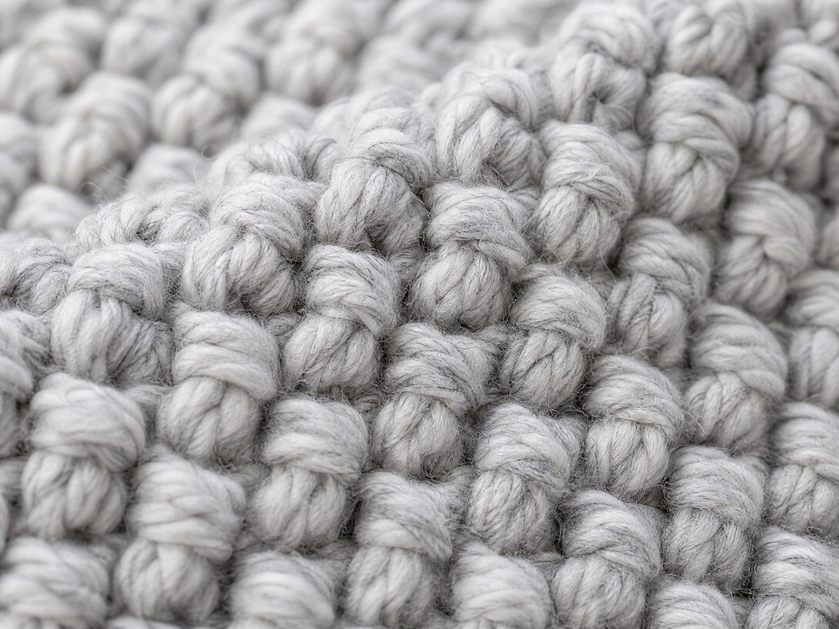 Chunky Moss Stitch Stroller Blanket Crochet Pattern | Beginner Toddler PDF