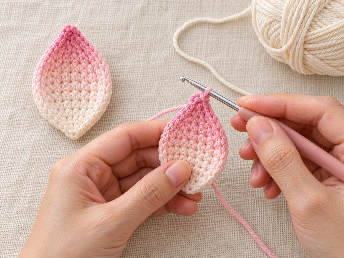 Crochet Lotus Flower Pattern: Beginner-Friendly PDF Tutorial with Layered Petals