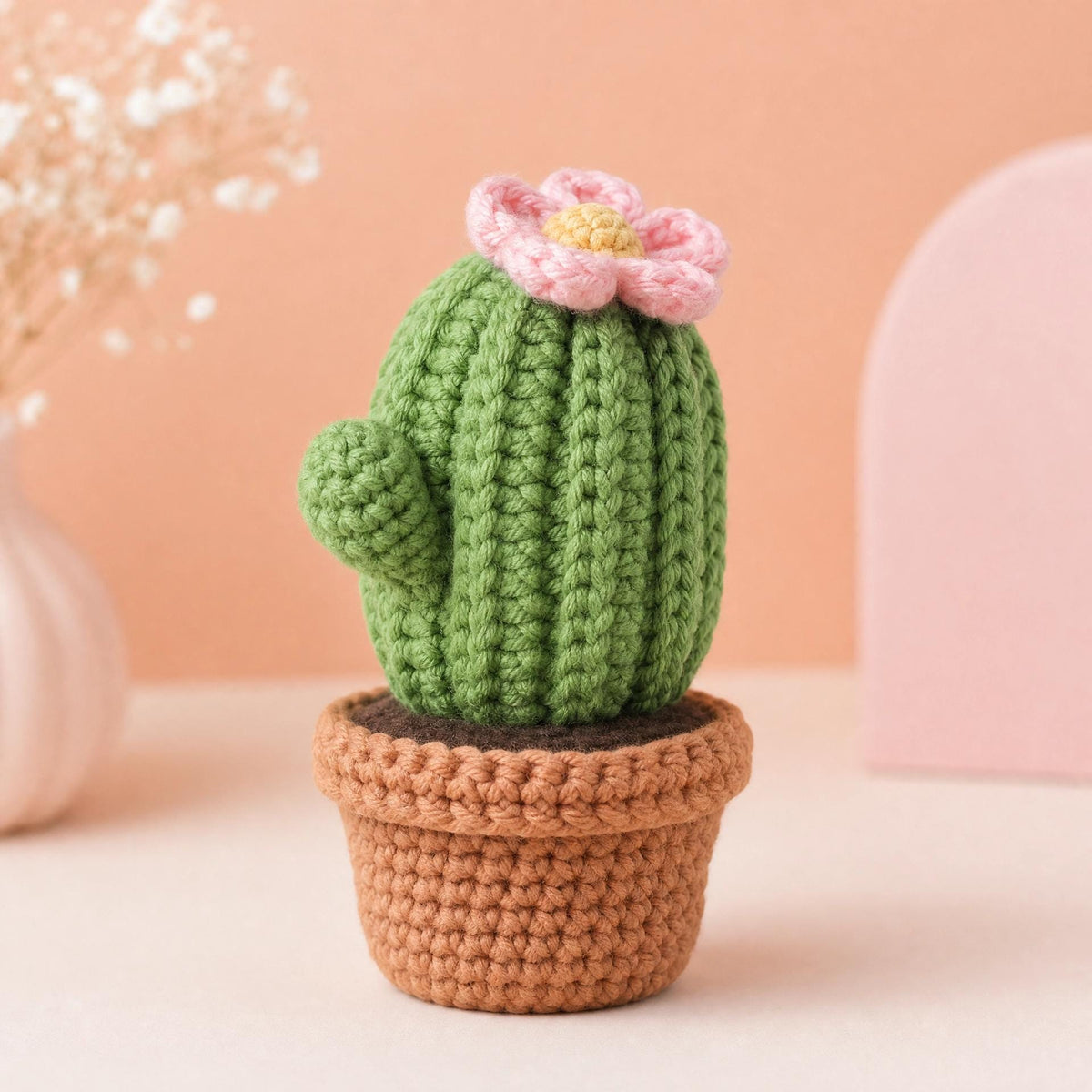 Amigurumi Crochet Pattern – Cacti Couple with Heart (Beginner PDF Download)