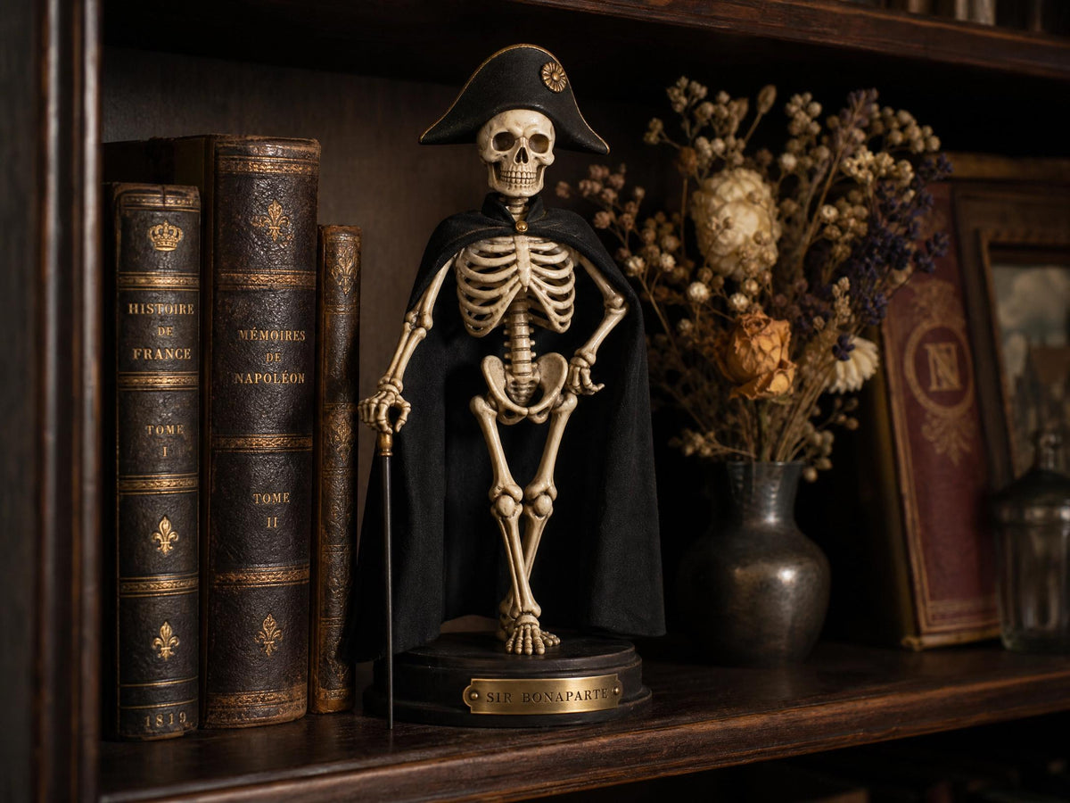 Sir Bonaparte Skeleton Crochet Pattern | Advanced Amigurumi PDF | Posable Skeleton Doll