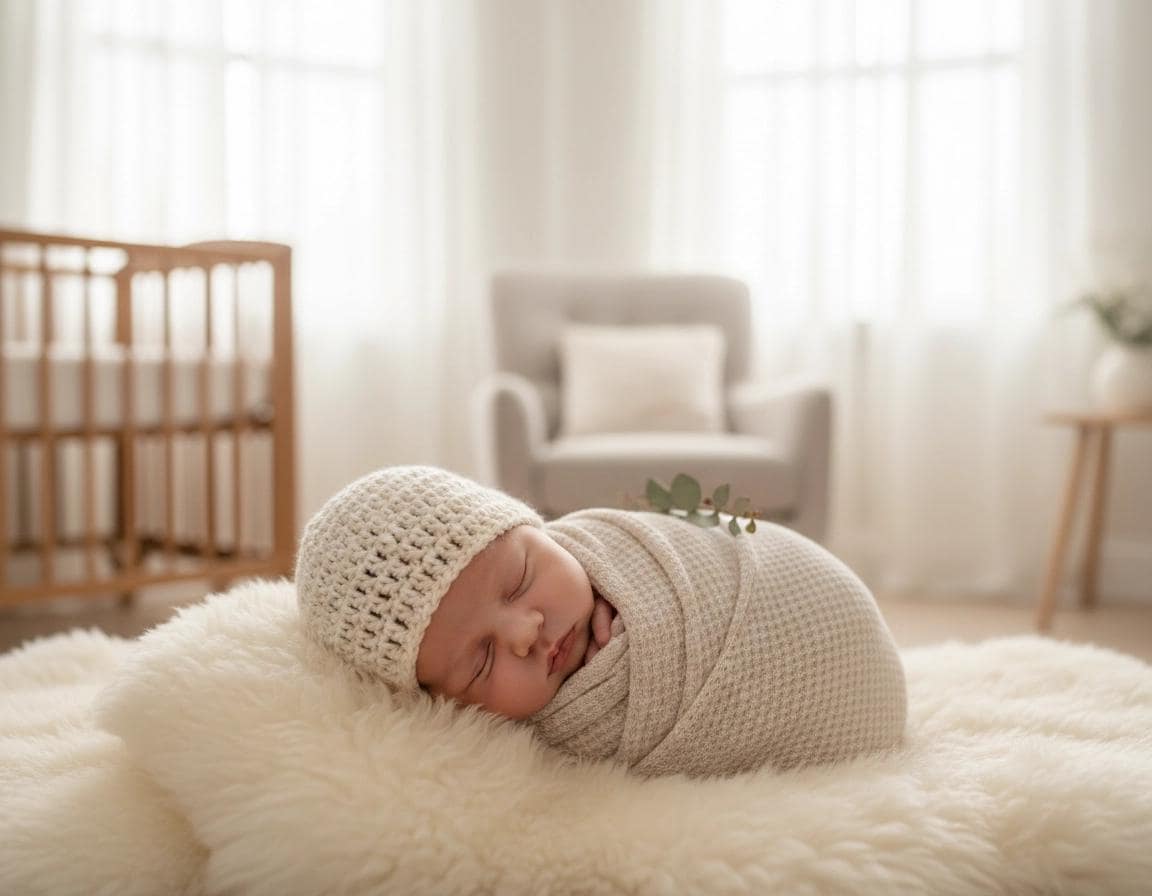 Baby Beanie Crochet Pattern | Moss Stitch Hat, Beginner Friendly (PDF Download)