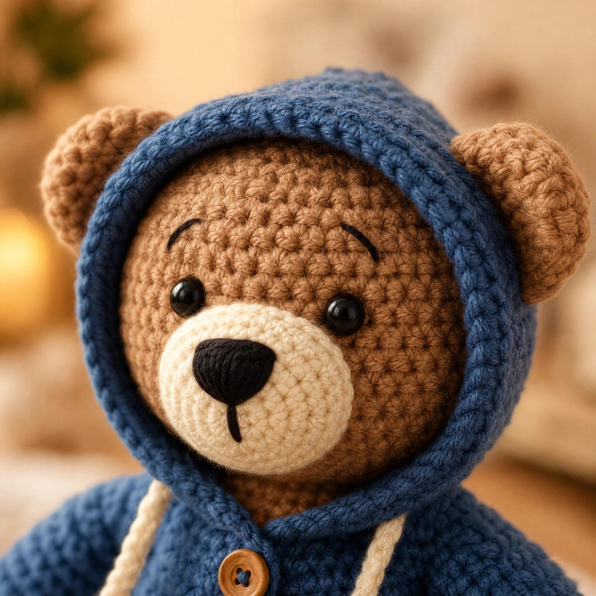 Crochet Bear Pattern | Amigurumi Teddy Bear Tutorial (PDF Download)