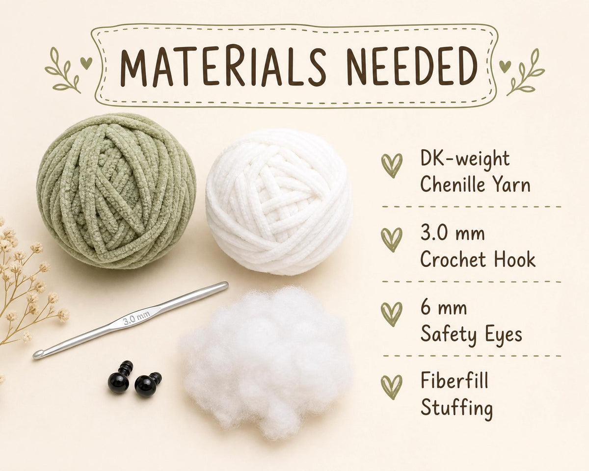No Sew Mini Turtle Crochet Pattern PDF | Amigurumi Keychain | Velvet Yarn Plushie | Instant Download