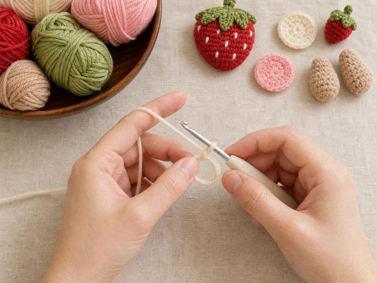 Strawberry Cow Crochet Pattern PDF — Beginner-Friendly Amigurumi Tutorial