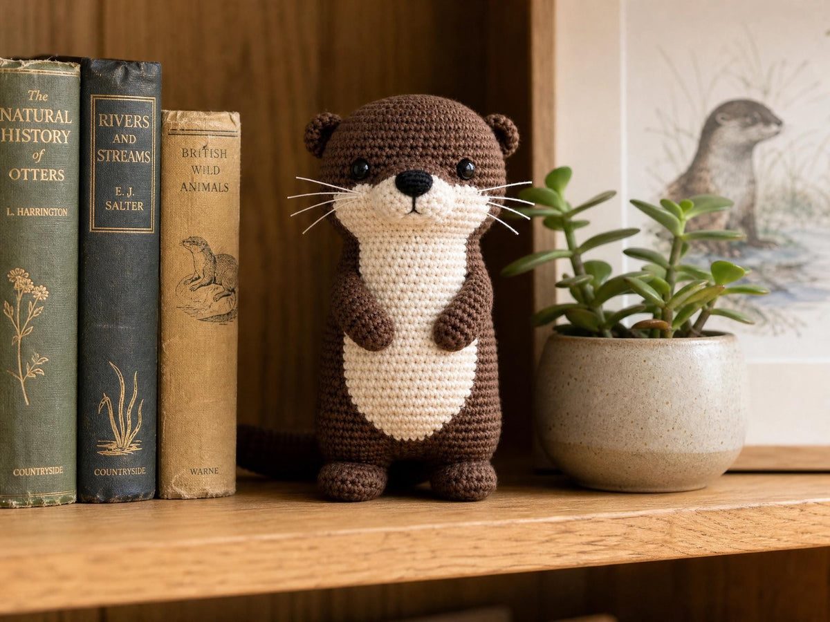 Crochet Otter Amigurumi Pattern | Seamless Color Change | Stuffed Animal Toy PDF | Intermediate Amigurumi Design