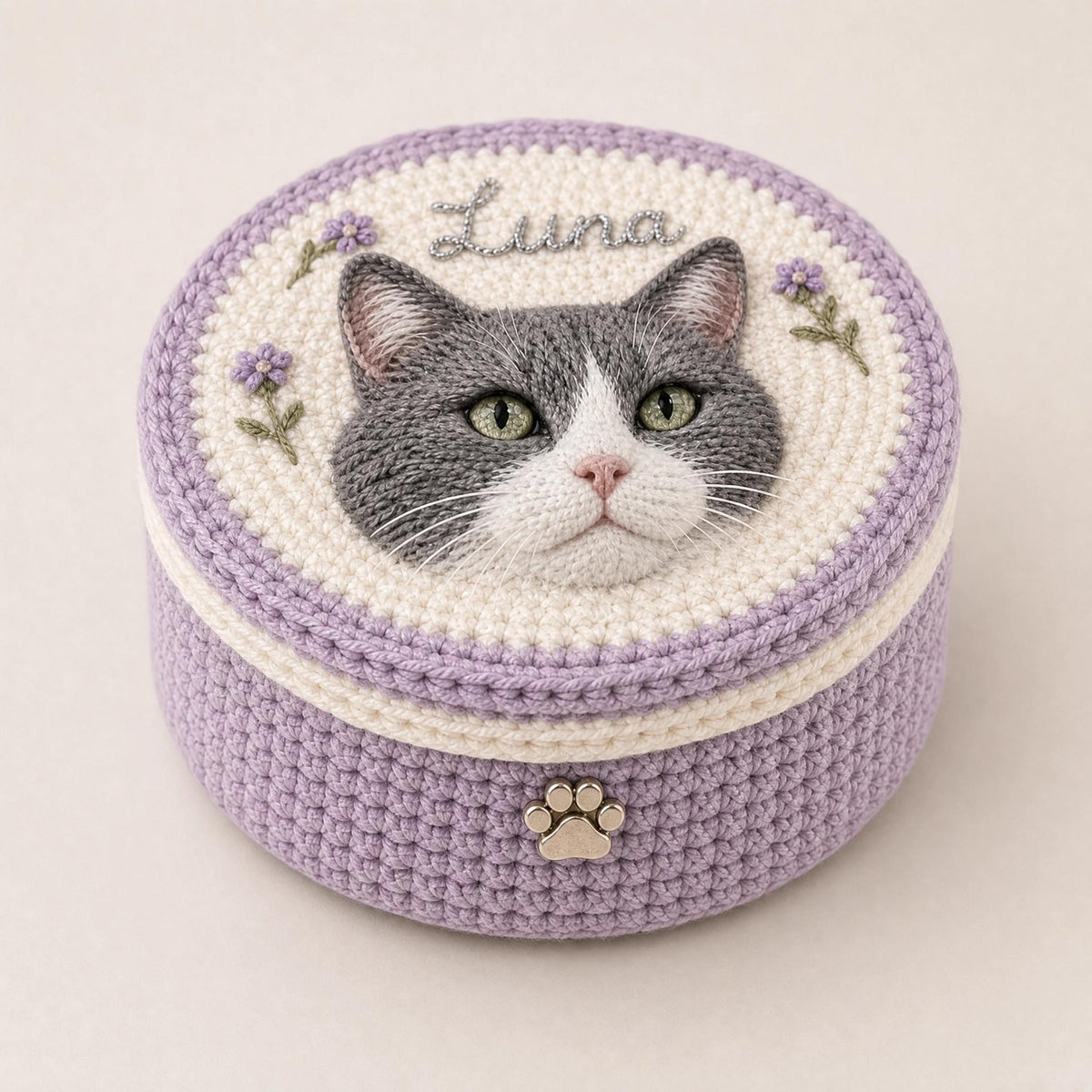 The Keepsake Cat Box Crochet Pattern PDF instant download
